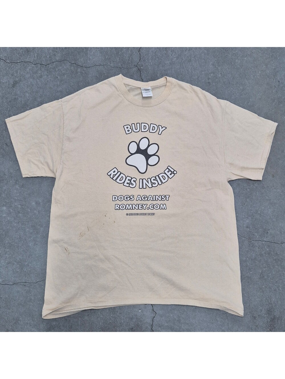 Gildan Dogs Against Romney T Shirt